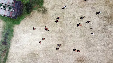 Edirneli pehlivarlar, Kırkpınar'a 35 derece sıcak altında hazırlanıyor