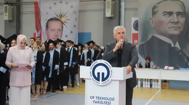 Of Belediye Başkanı Sarıalioğlu, Genç Mühendislerin Mezuniyet Sevincine Ortak Oldu