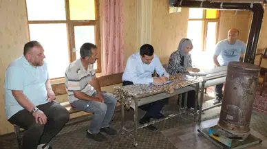 Erfelek Kaymakamı Altun, köy ziyaretlerinde bulundu