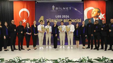  Bilnet Okulları'ndan 4 öğrenci LGS birincisi oldu 