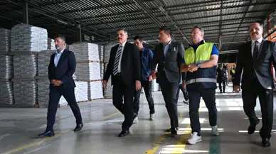 Erzurum Valisi Mustafa Çiftçi, Kalekim Erzurum Fabrikası'nda İncelemelerde Bulundu