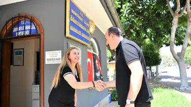 Muhtarlar Derneği'nin ilk kadın başkanına Kotan'dan ziyaret