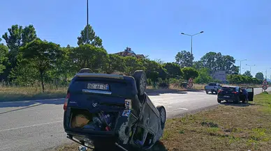 Terme'deki trafik kazasında 1 kişi yaralandı 