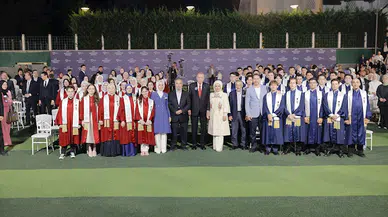 İstanbul- Cumhurbaşkanı Erdoğan, torununun mezuniyet törenine katıldı