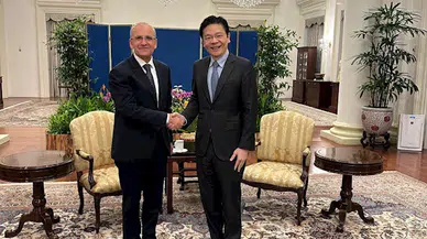 Bakan Şimşek, Singapur'da temaslarda bulundu