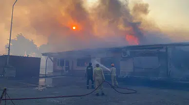 Çanakkale'de yangın/ Ek fotoğraflar