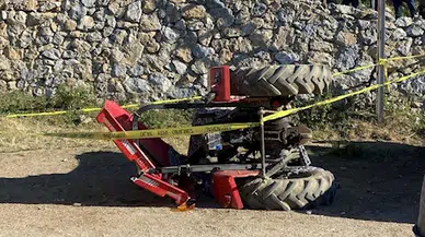 Çocukların üzerinde oynadıkları traktör hareket edip bahçeye devrildi: 1 ölü, 1 yaralı