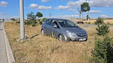 Çorum'da kaza yapan uzman çavuş, eşi ve oğlu yaralandı