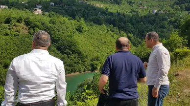 Trabzon'un Akçaabat, Maçka ve Yomra İlçelerindeki Projeler Yerinde İncelendi