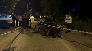 Düzce'de beton mikseri ile çarpışan otomobilin sürücüsü öldü