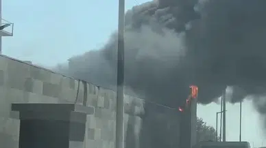 İstanbul - Silivri'de fabrika yangını-2 (Fotoğraflarla)