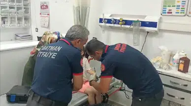 Batman'da parmaklarına yüzük ve metal halka sıkışan 2 kişiyi itfaiye kurtardı