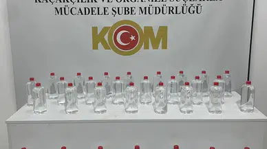 Samsun'da sahte içki operasyonunda 3 şüpheli yakalandı