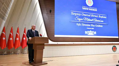 Eski Yargıtay Başkanı Mehmet Akarca için veda töreni