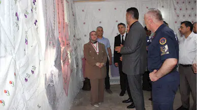 Giresun'da köyde düzenlenen kursta yıl sonu sergisi açıldı