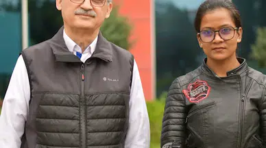 Motosikletiyle dünya turuna çıkan Hintli Meenakshi Das İstanbul'a ulaştı