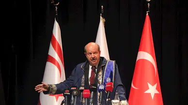 KKTC Cumhurbaşkanı Tatar: Kıbrıs, Doğu Akdeniz'e hükmetmemiz bakımından çok önemlidir (2)