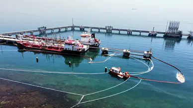Tekirdağ'da denize 12 bin litre mazot sızdı; 12,6 milyon lira ceza