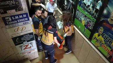 Taşlama makinesine parmakları ile bacağını kaptıran işçi yaralandı