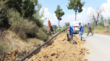 ASAT Manavgat Karaöz'de su borularını yeniliyor