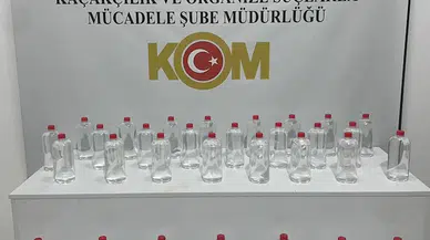 Samsun'da 40 litre etil alkol ele geçirildi; 3 gözaltı