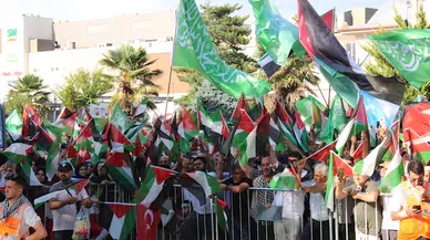 Malatya'da, 'Büyük Gazze Mitingi' düzenlendi