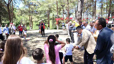 Sinop’un Gerze ilçesinde koruyucu aileler şenlikte buluştu