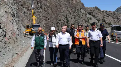 Artvin'de T14 Tüneli Alternatif Yol Hizmete Açıldı