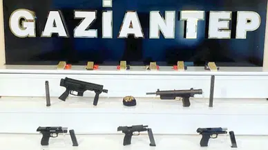 Gaziantep'te kaçak silah ticareti operasyonunda 12 gözaltı
