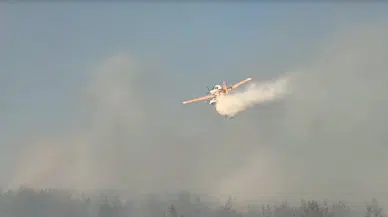 Bursa'da anız yangını, BUÜ kampüsünün de içinde olduğu ormana sıçradı (6)