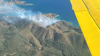 Marmaris'te orman yangını