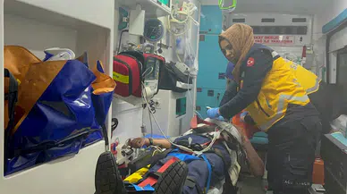 Havalandırma boşluğuna düşen kişi kurtarıldı