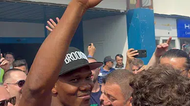 Trabzon’da Nwakaeme'ye coşkulu karşılama