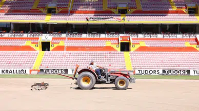 RHG Enertürk Enerji Stadyumu’nda, çim serim çalışması başladı