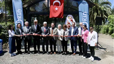 KTÜ'de organik atık kompost ünitesi törenle açıldı