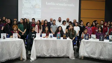 Rize'de öğrenci yazarların kitapları tanıtıldı