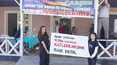 Kavak'tan Filistin'e yardım