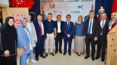 Terme'de Halk Eğitim Merkezi yıl sonu sergisi açıldı 