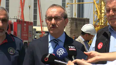 Tersanede gemi yangını; 4 mürettebat dumandan etkilendi (3)