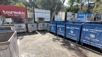 Kemer'de temizlik çalışmaları