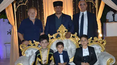 40 yıl önce tanıştığı Azerbaycanlı eski başsavcı, Mardin’e gelip oğlunun kirvesi oldu 