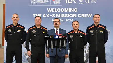 Bakan Kacır, AX-3 Uzay Misyonu mürettebatıyla buluştu