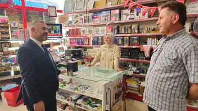 Arsin Belediye Başkanı Bilgin, Esnaf Ve Vatandaşları Ziyaret Etti