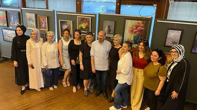 Mehmet Najafzadeh ve Öğrencilerinin Resim Sergisi, Çınar Uluslararası Kültür ve Sanat Merkezi’nde açıldı