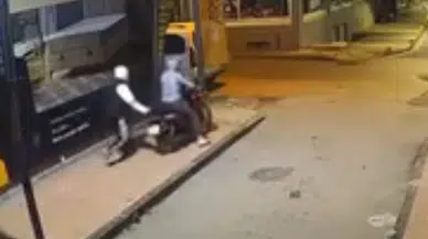 Ordu'da motosiklet hırsızlığı kamerada