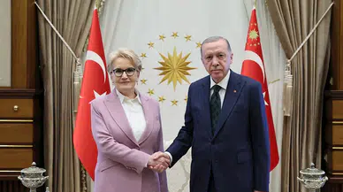 Cumhurbaşkanı Erdoğan, Akşener ile bir araya geldi 