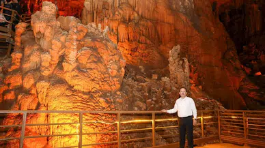 11 bin yıllık Gilindire Mağarası ziyaretçilere açıldı 