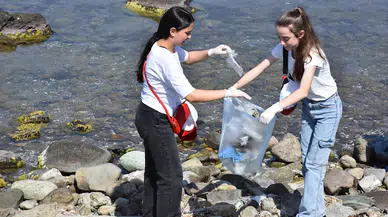 Ordu'nun turistik alanı Yason Burnu'nda çevre temizliği yapıldı