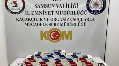Samsun'da kaçakçılık operasyonunda 2 şüpheli yakalandı