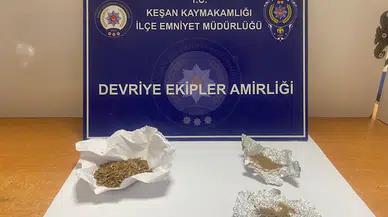 Edirne’de uyuşturucuyla yakalanan 4 şüpheliye gözaltı